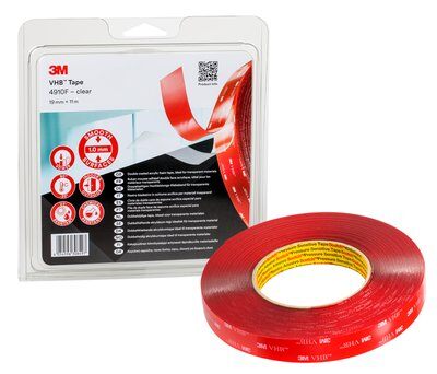 3M VHB 4910F, Klebeband Kurzrolle, 19mm x 11m