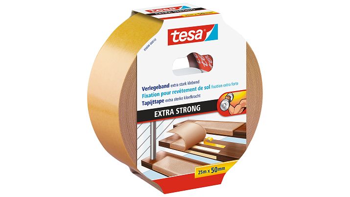 tesa 5696, doppelseitiges Verlegeband, 50mm x 25m