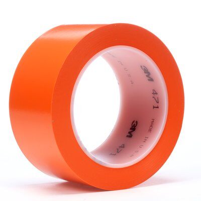 3M 471, Weich-PVC-Klebeband, 0.14mm, orange