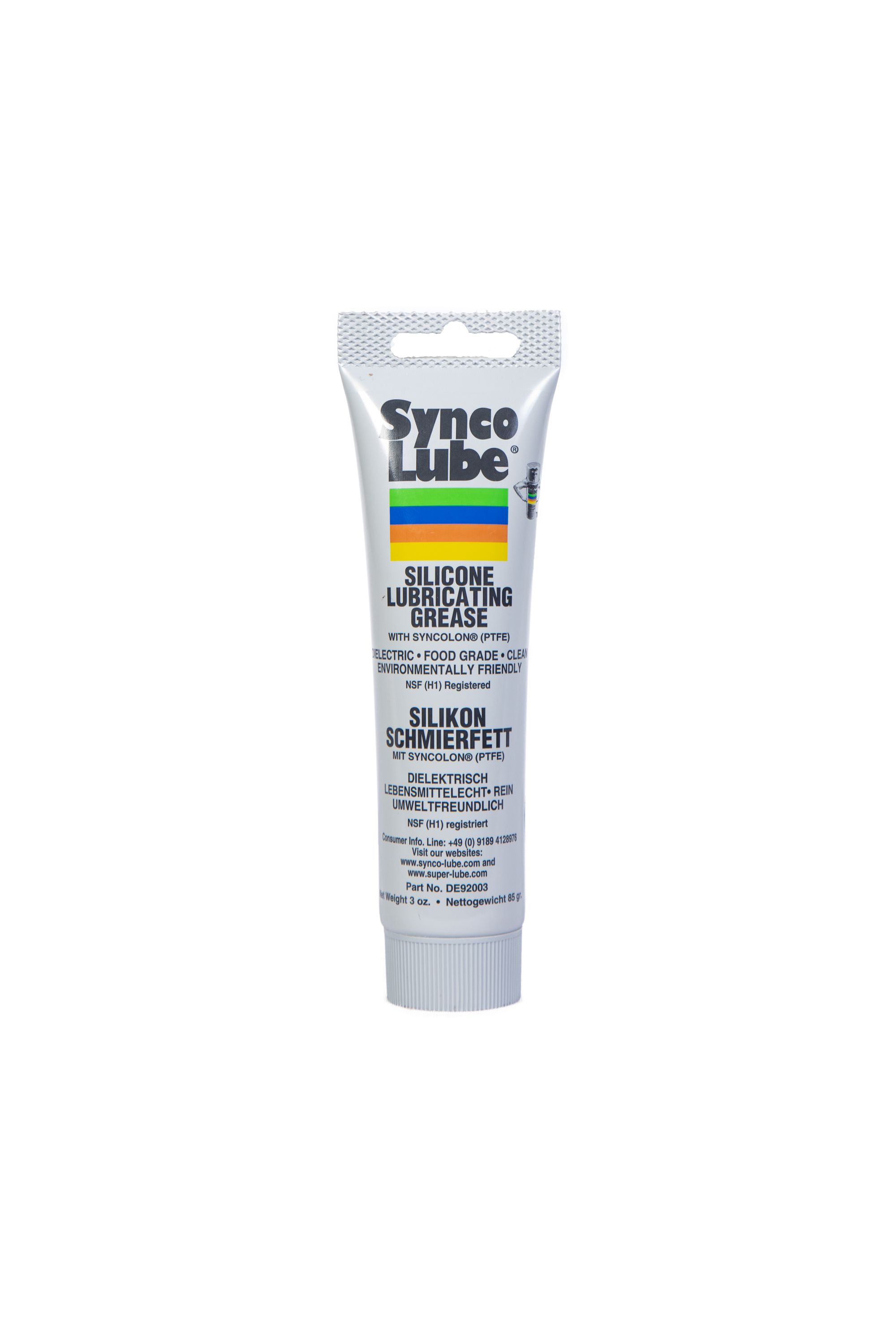 Super Synco Lube 92003 - Silikon Schmierfett mit Syncolon (PTFE), 85g Tube