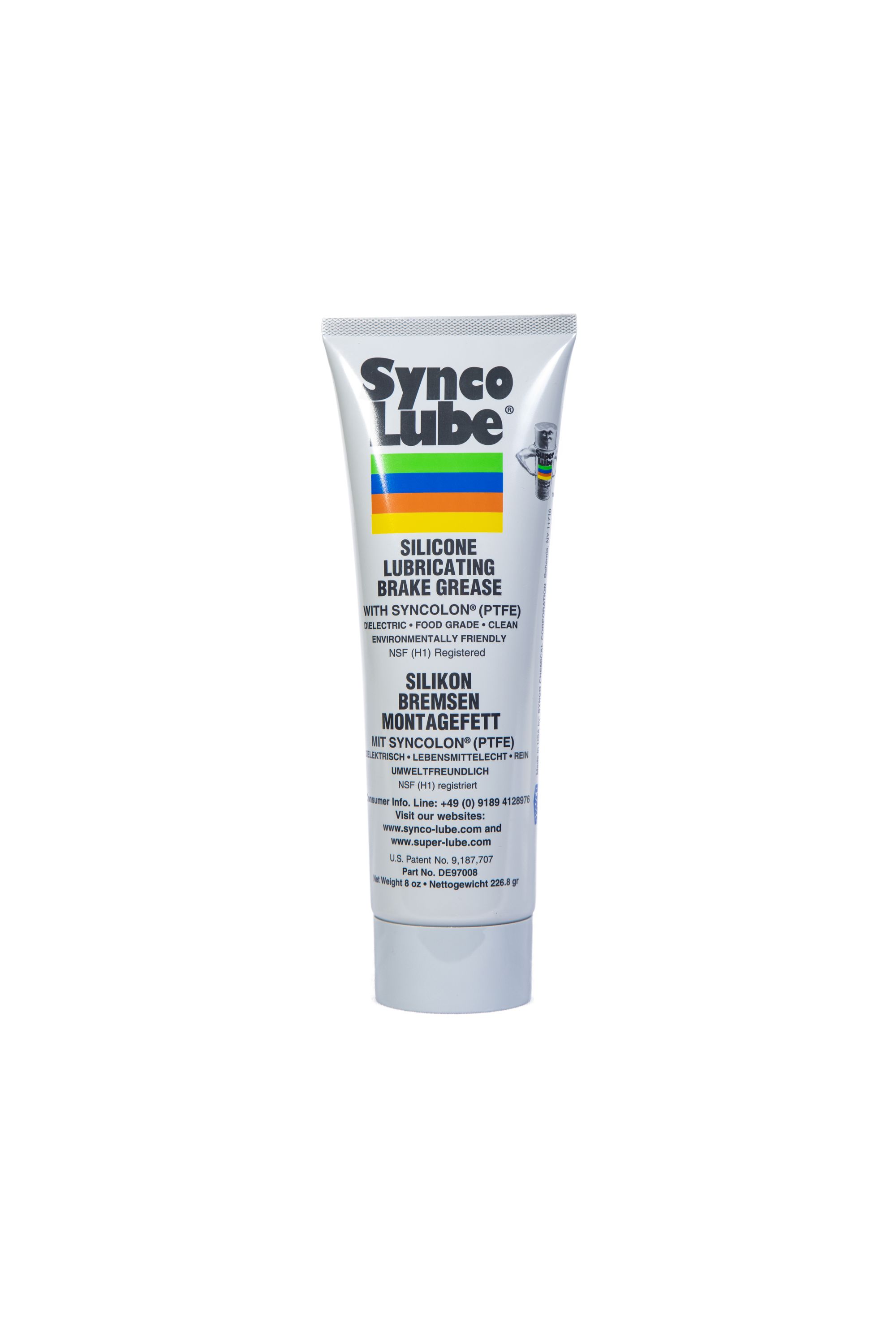 Super Synco Lube 97008 - Silikon Bremsenfett Bremsen Montagefett mit Syncolon (PTFE), 226,8g Tube