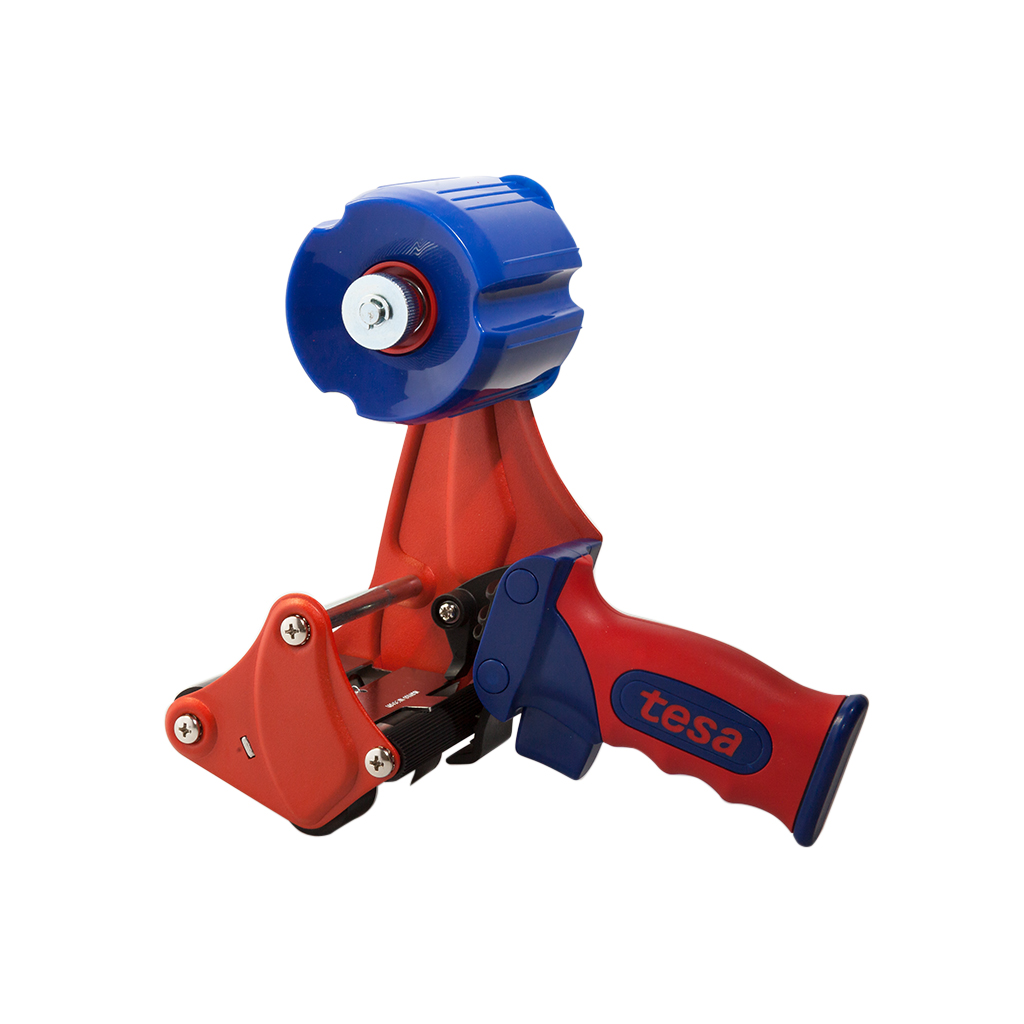 tesa 6075, Handabroller, rot-blau